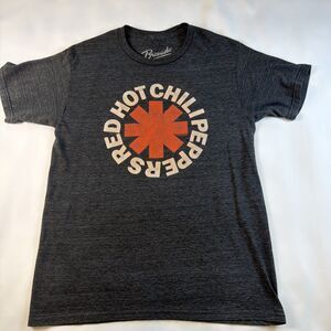 Bravado Red Hot Chili Peppers Heathered Dark Grey T-Shirt Unisex Size Medium